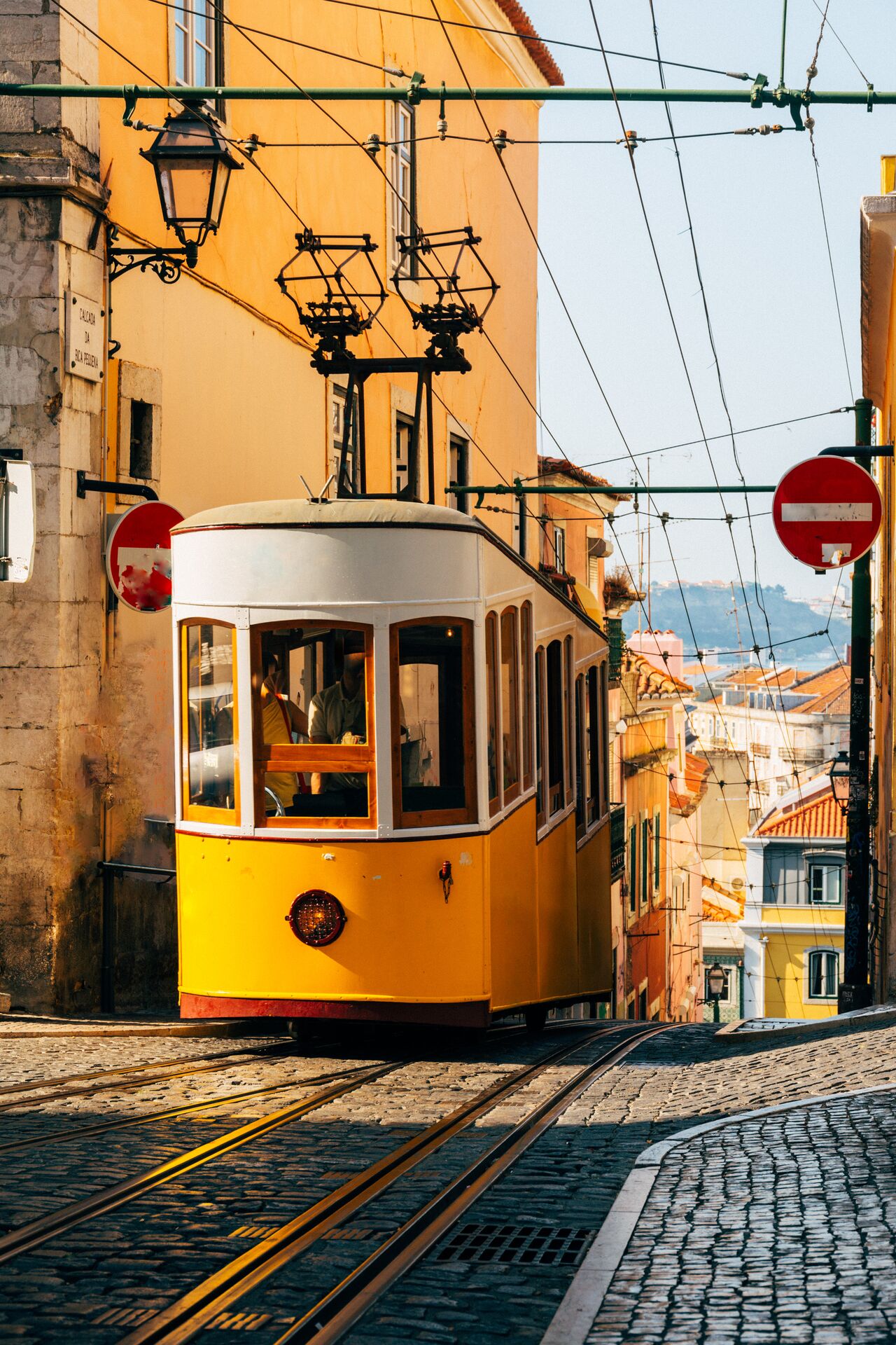 Iconic tram in Lisbon