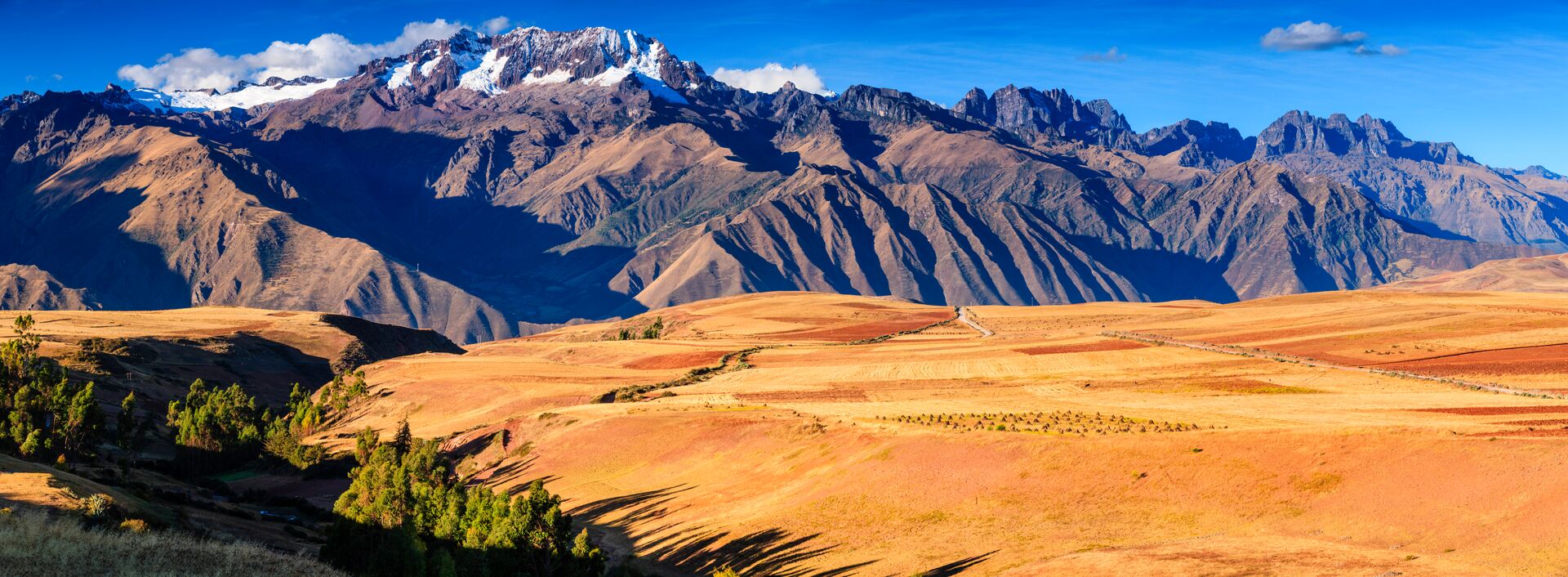 Panoramic view of Peruvian Altiplano