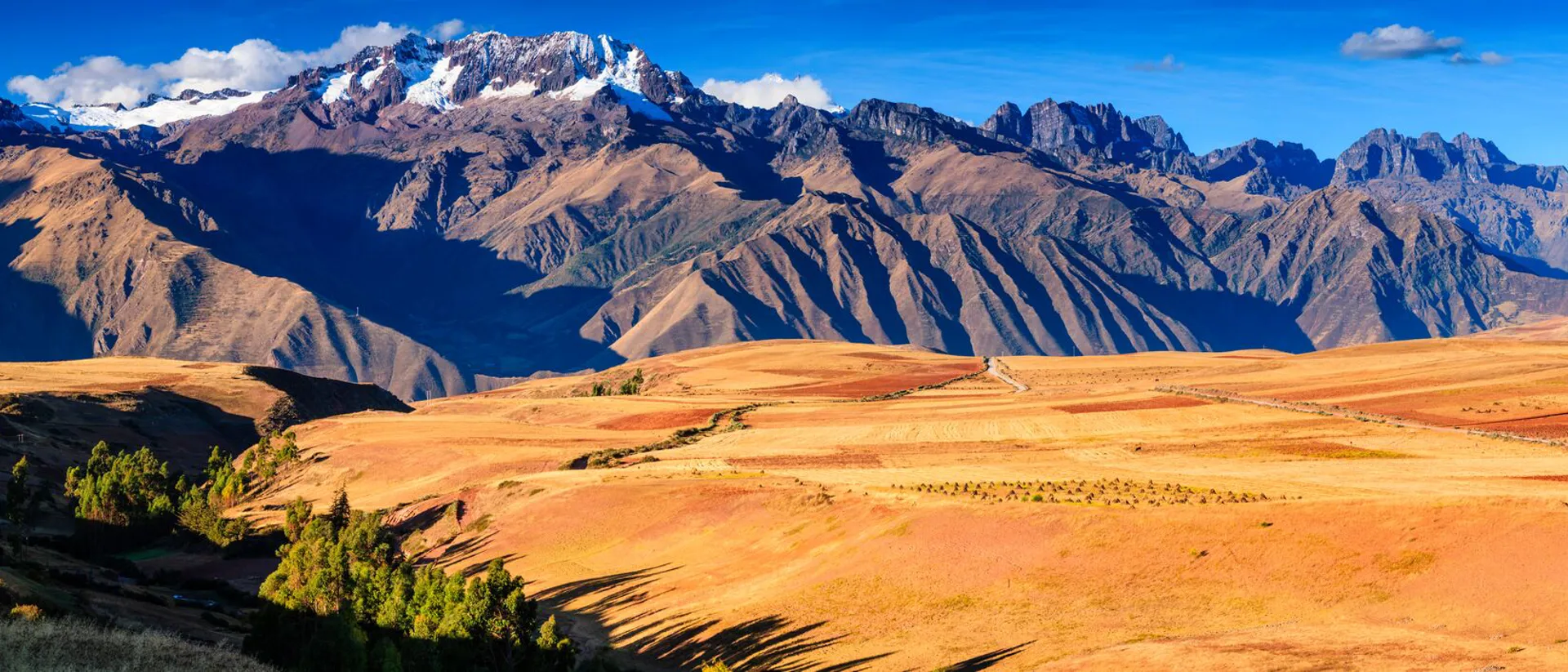 Panoramic view of Peruvian Altiplano