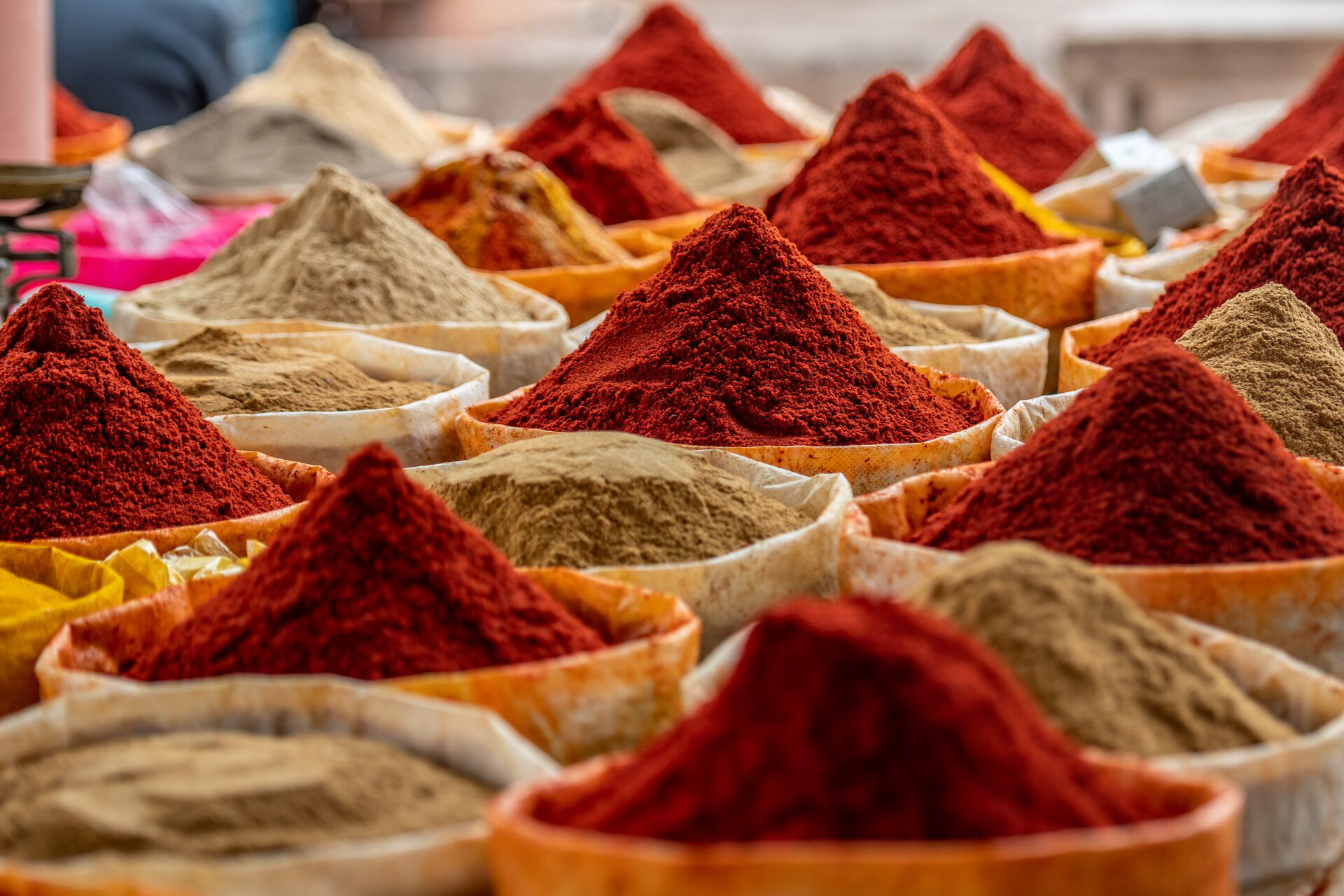 Mounds Of Spices 