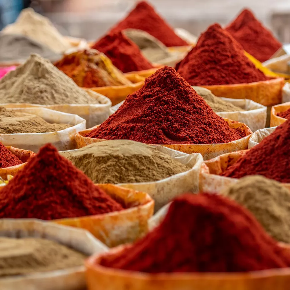 Mounds Of Spices 