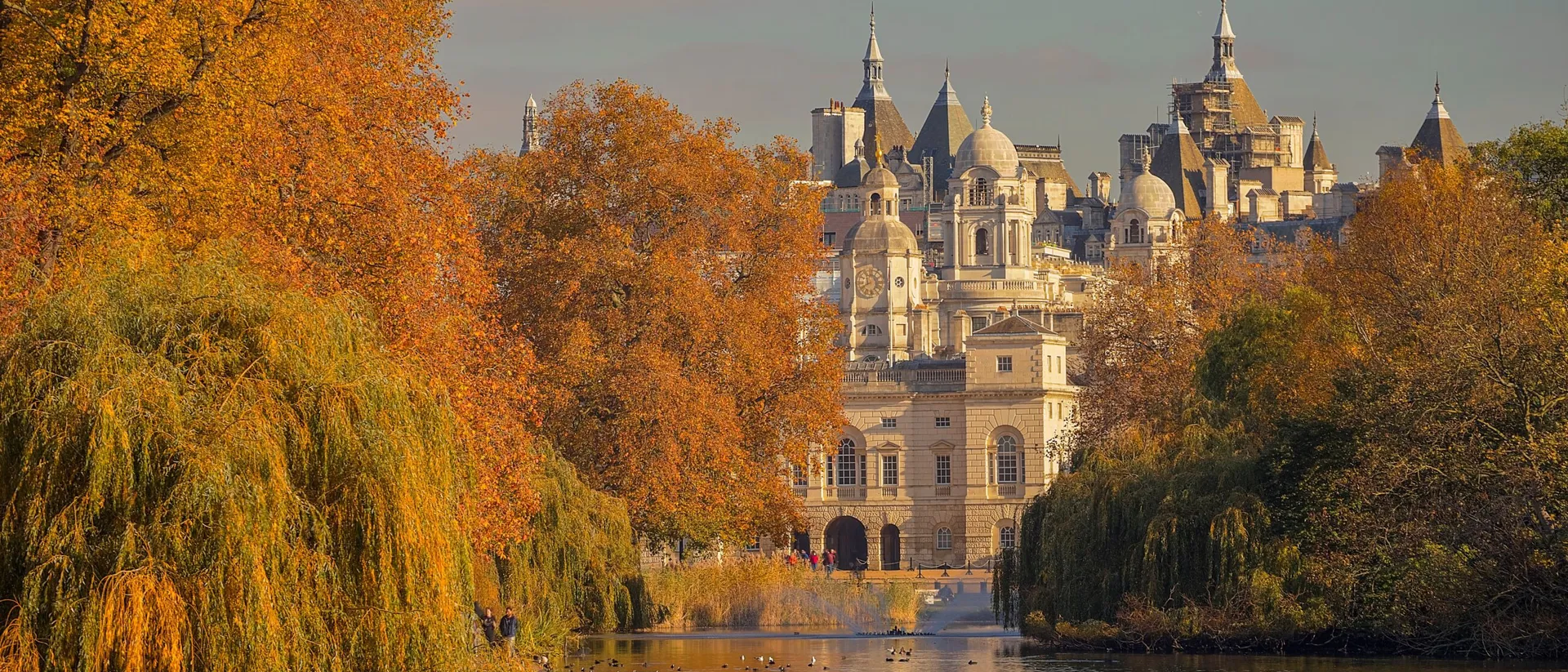 Autumn in St James Park in London, United Kingdom