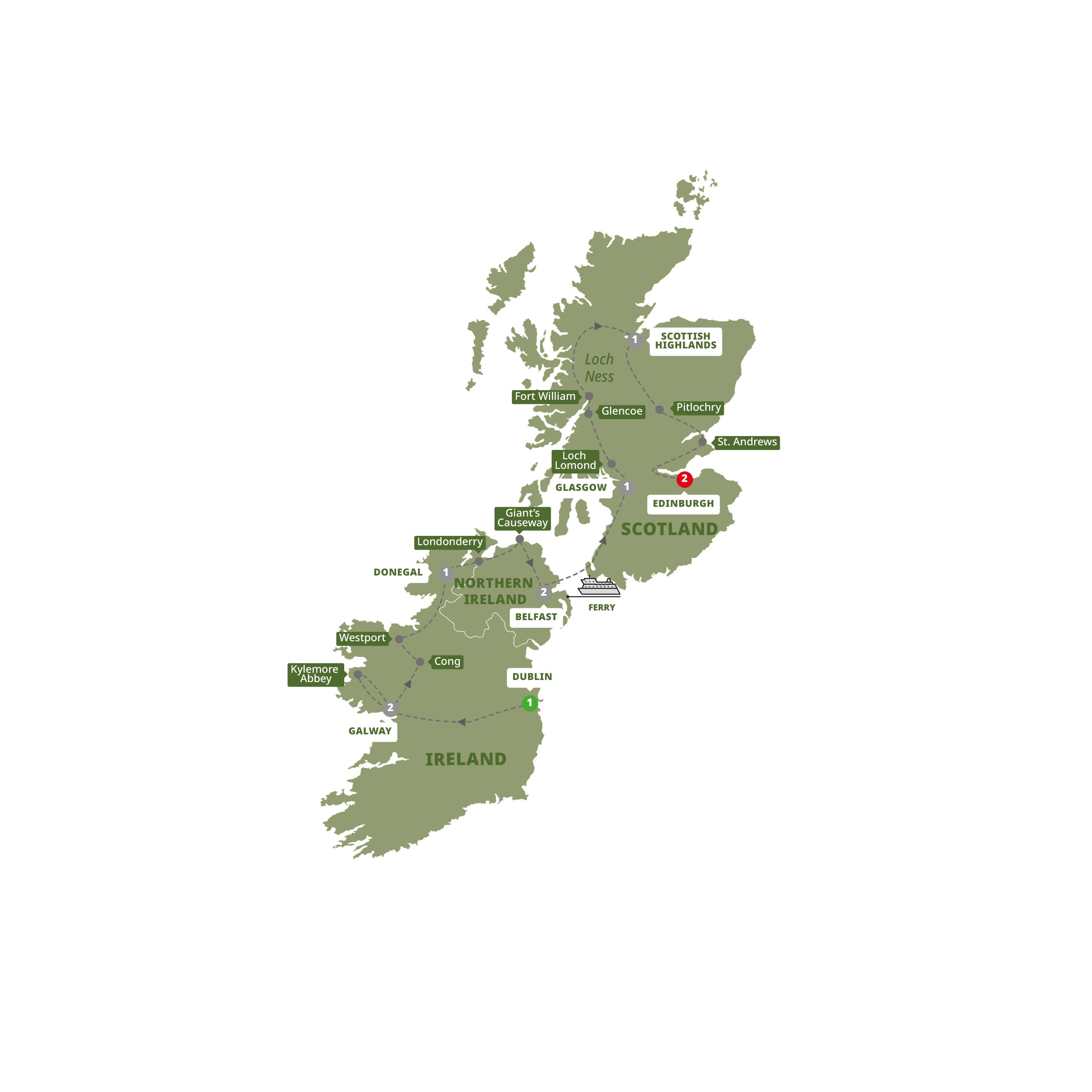 Highlights of Ireland & Scotland Tour 2024 Trafalgar