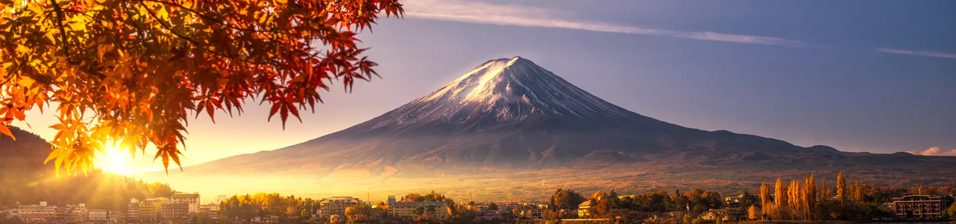 Colorful Autumn Season And Mountain Fuji With Morning Fog And Red Leaves At Lake Kawaguchiko Is One Of The Best Places In Japan 891848740