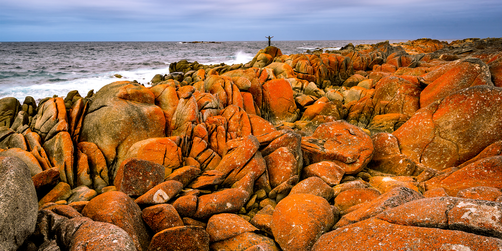 Bay of Fires in Tasmania, Australia