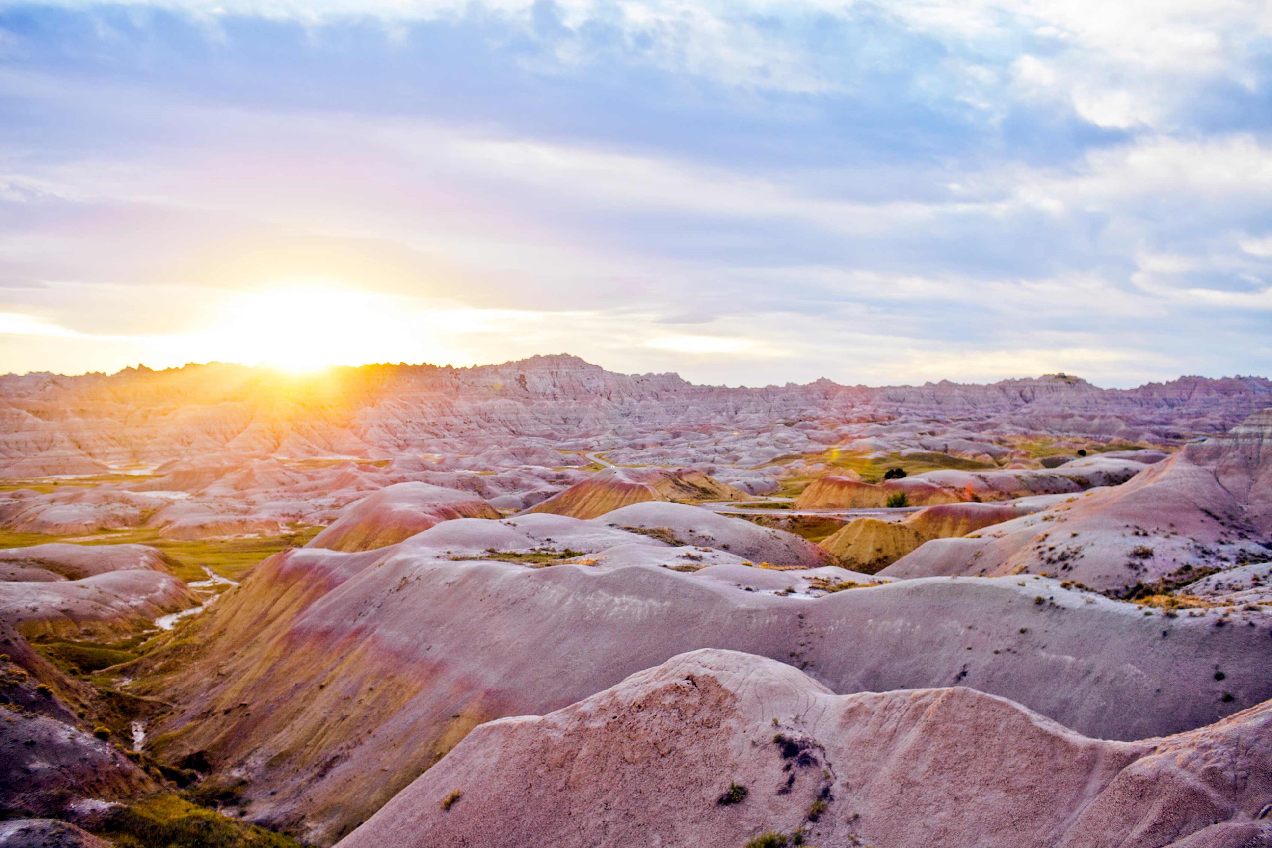  Badlands National Park In Southwest South Dakota with  244000 Acres Of Pinnacles And Spires in USA