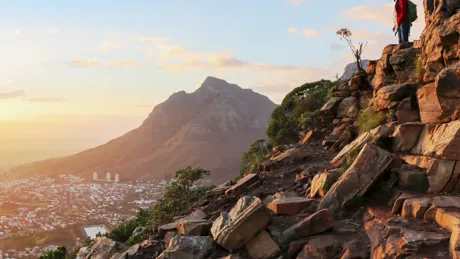 Lion's Head mountain in Cape Town, South Africa
