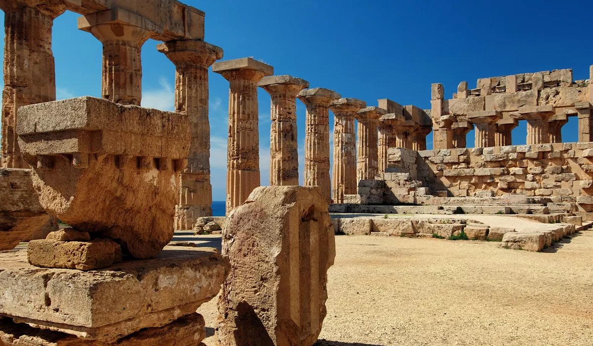 The Temple Of Juno In The Valley Of The Temples At Agrigento Sicily Italy
