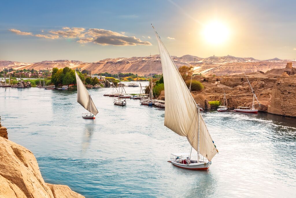Nile Sailboats, Egypt