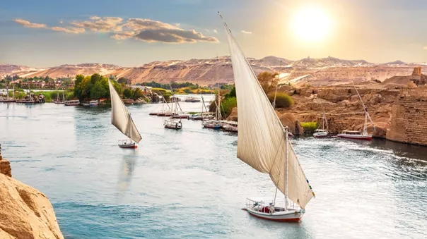 Nile Sailboats, Egypt