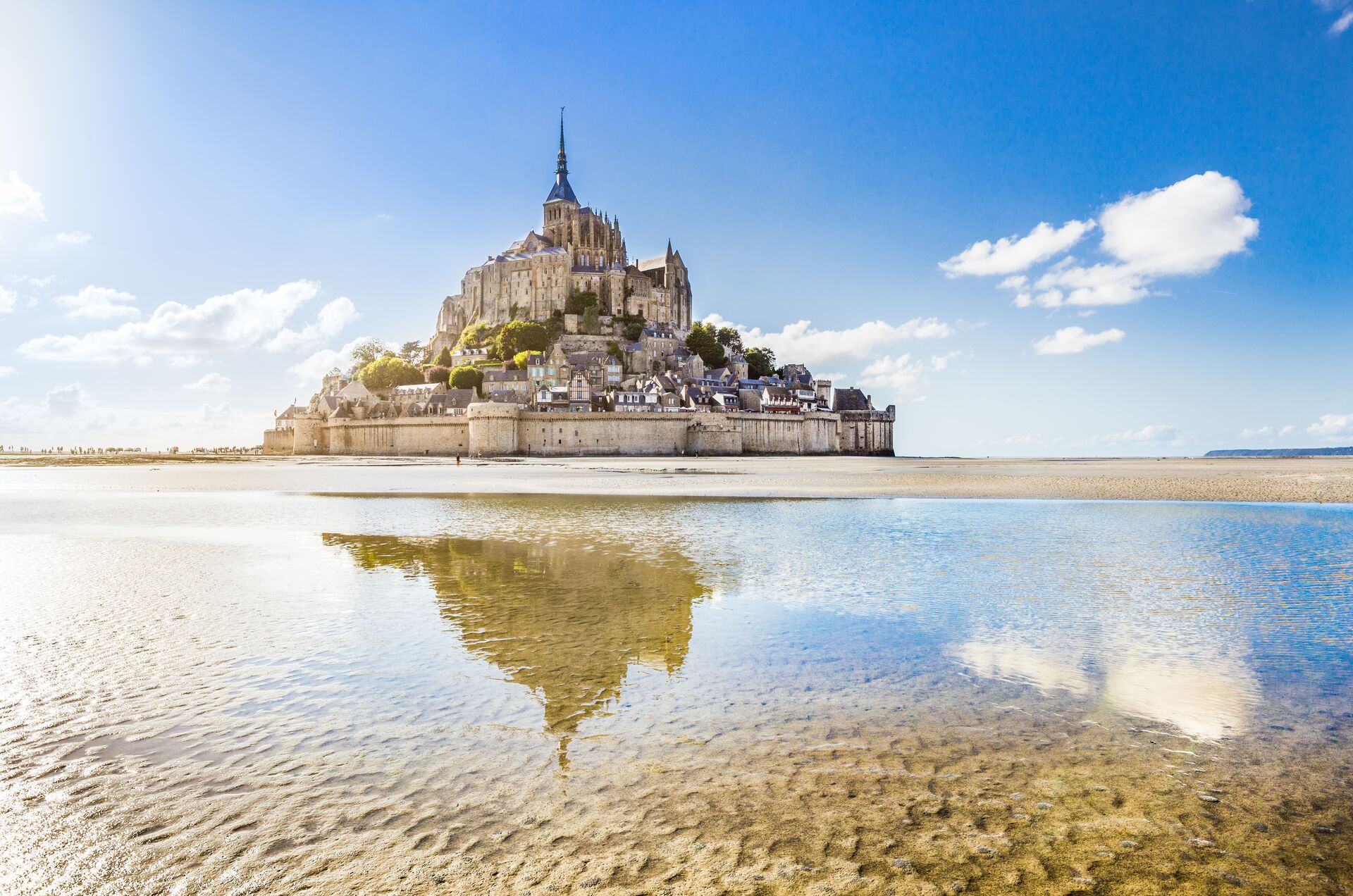 Mont Saint Michel in Normandy, France