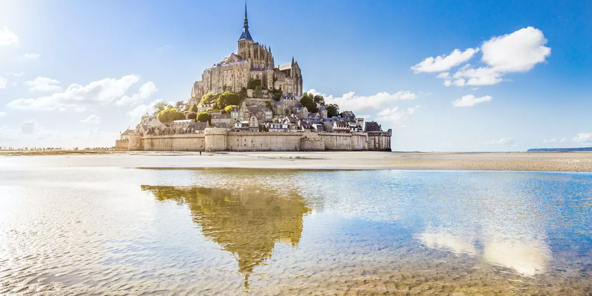 Mont Saint Michel in Normandy, France