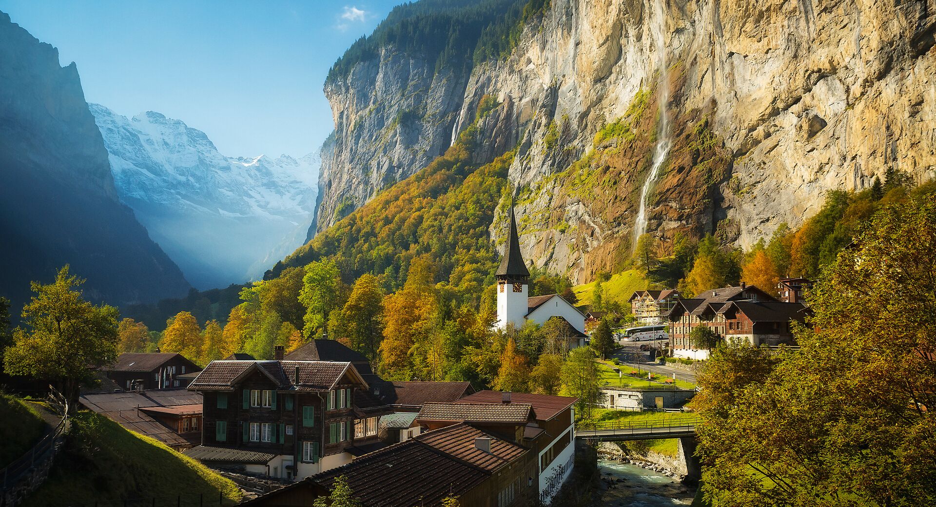 Lauterbrunnen Valley, a stunning valley in Switzerland