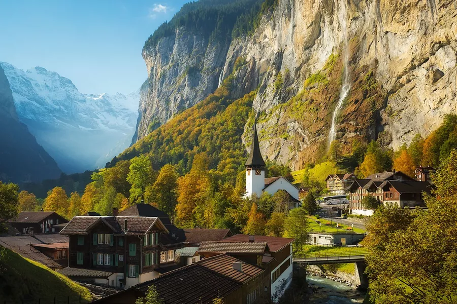 Lauterbrunnen Valley, a stunning valley in Switzerland