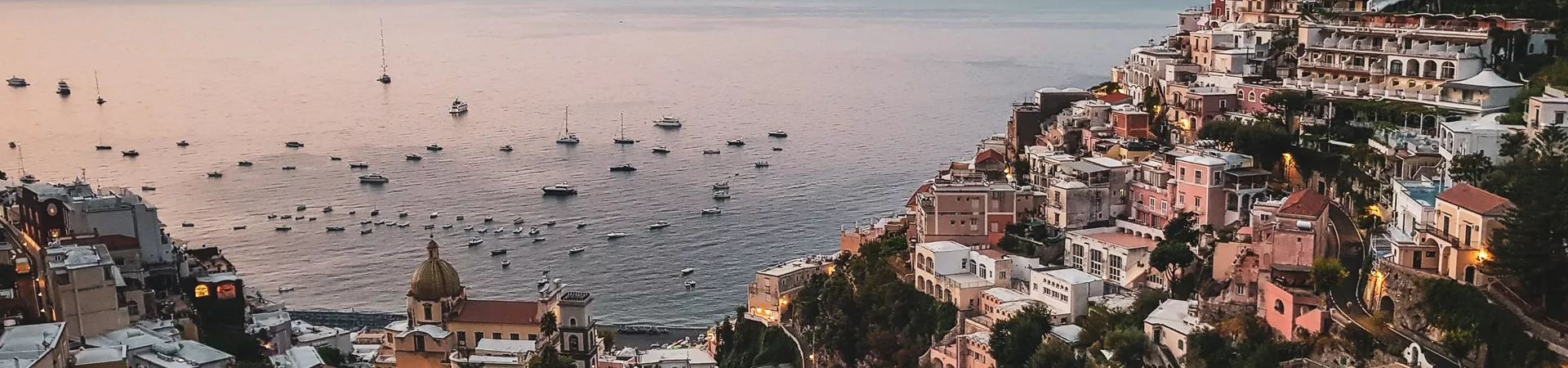 Positano by sunset