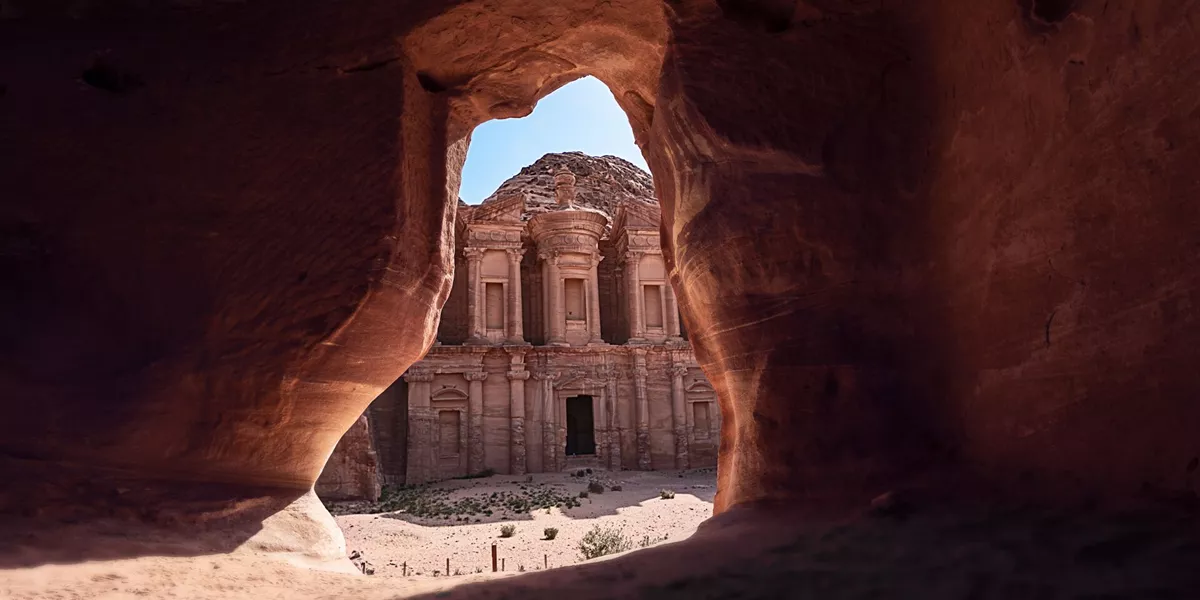 Monastery Of Petra in Jordan