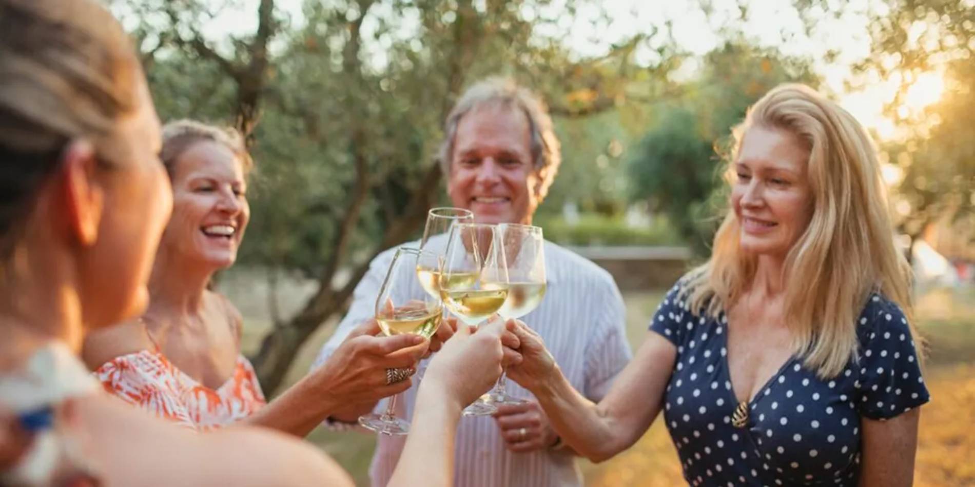 Travellers experiencing Italian wines