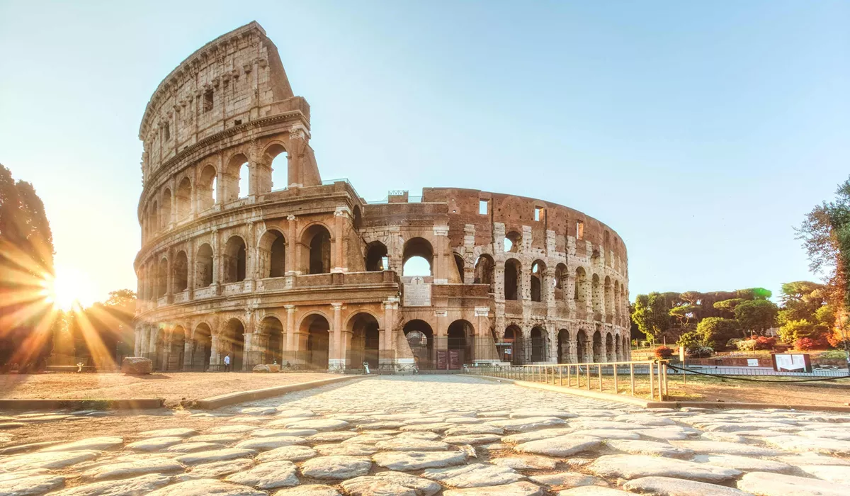 The Colosseum in Rome, Italy