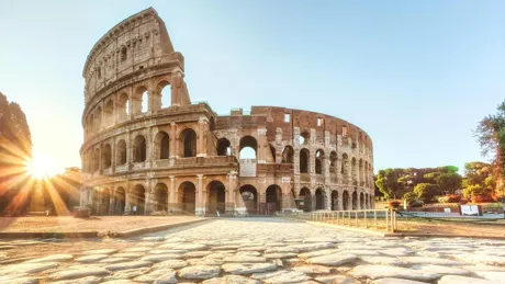 The Colosseum in Rome, Italy