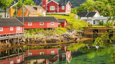 Landscape of Lofoten, Norway