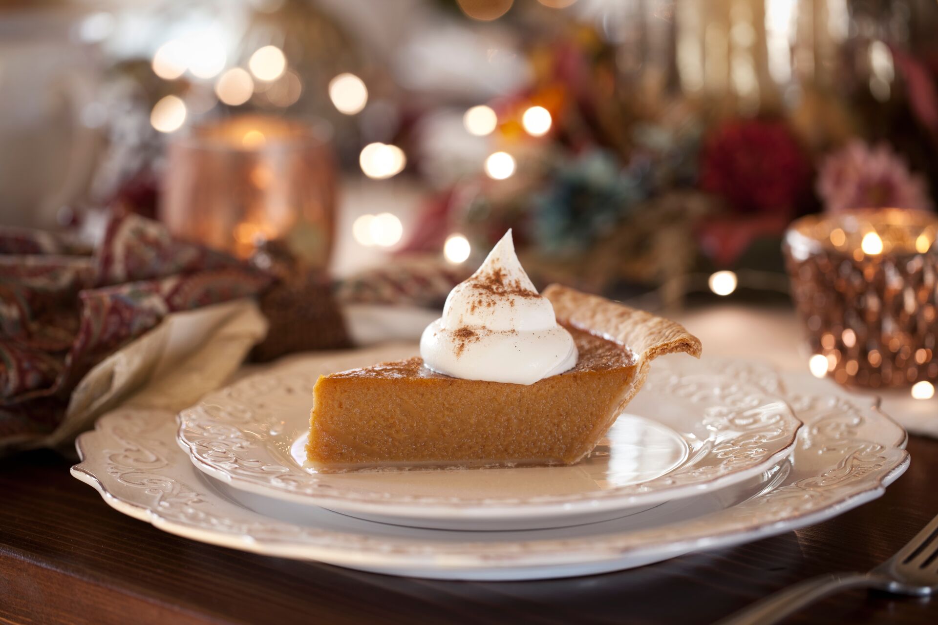 Close up image of Pumpkin Pie