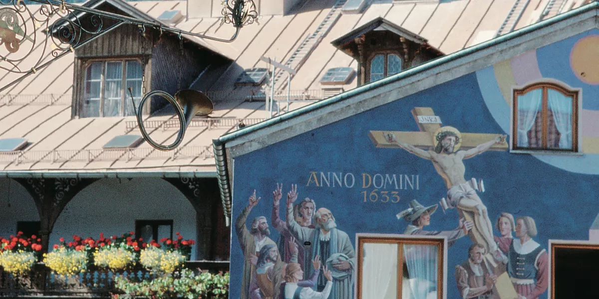 Houses in Oberammergau, Germany