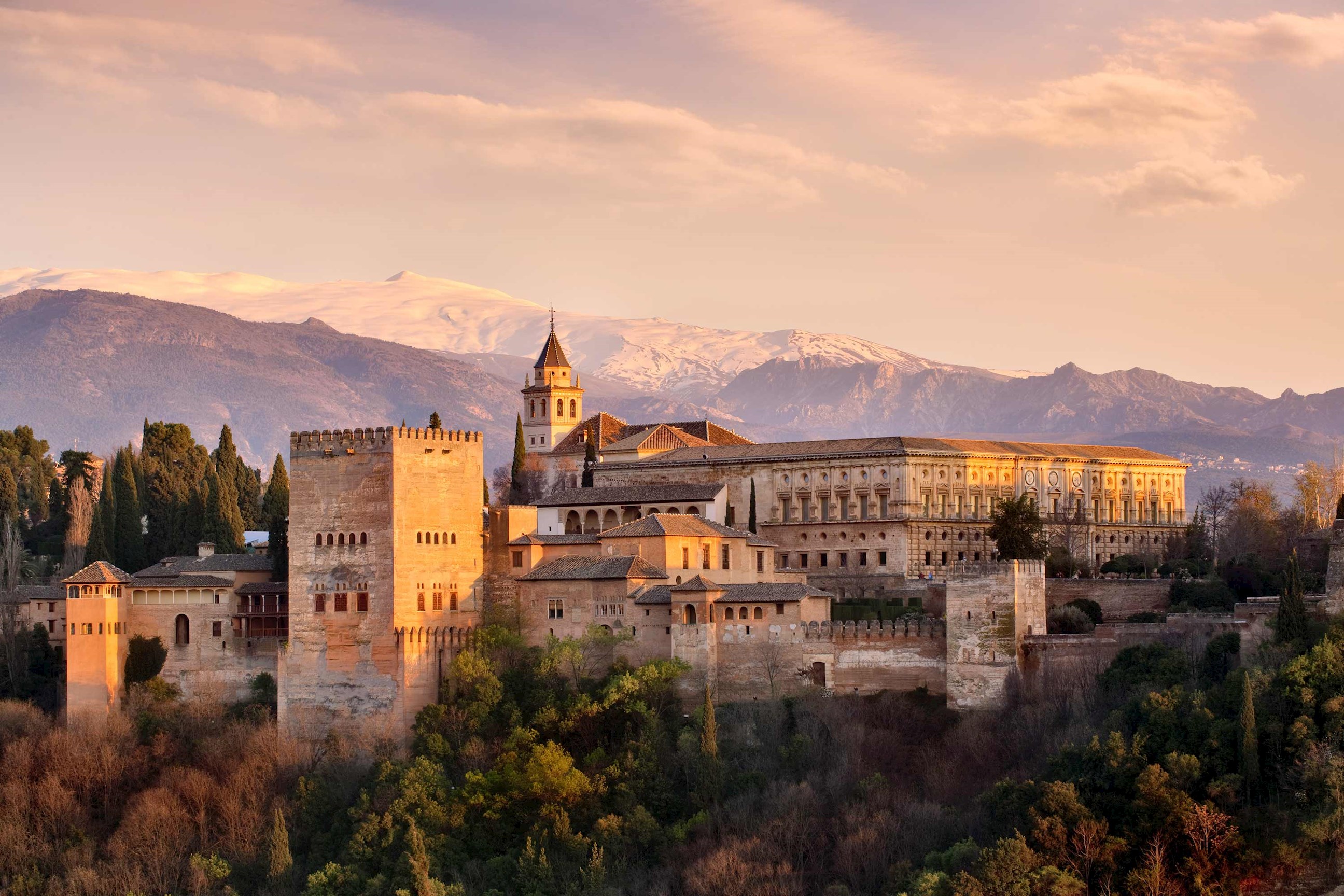 The Alhambra in Granada, Spain