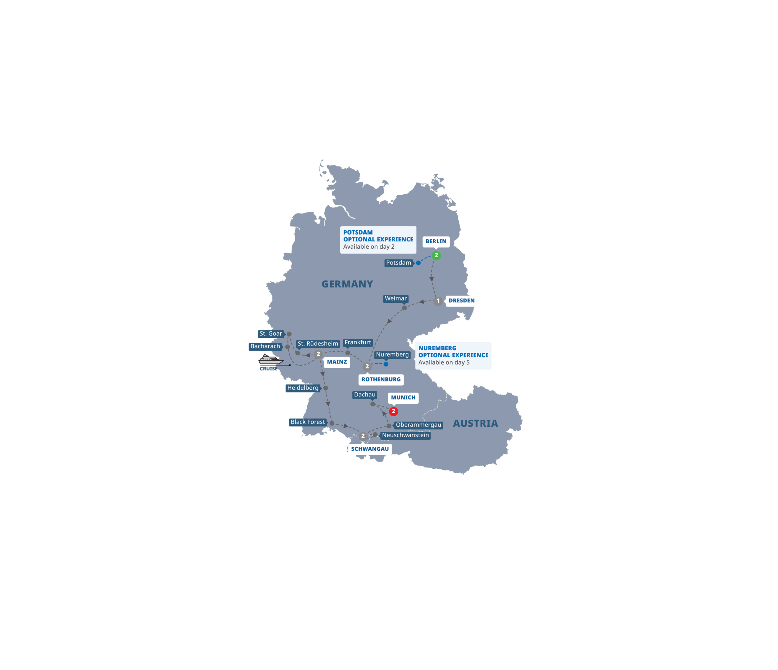 Map Best Of Germany Guided Tour E929 27