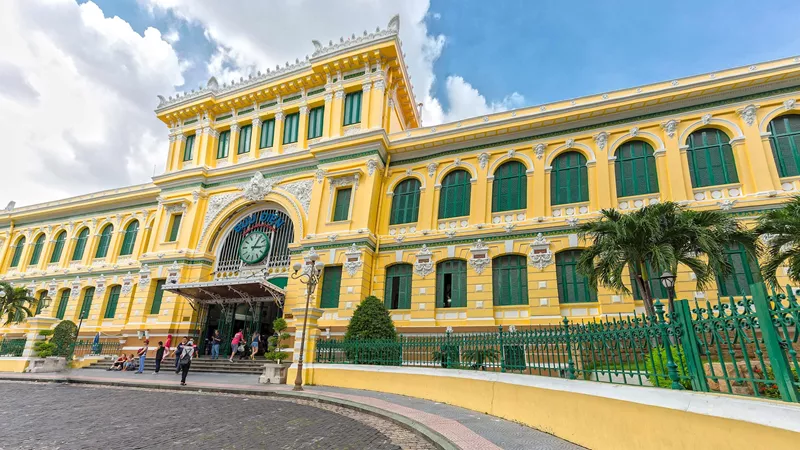 Saigon Central Post Office in Ho Chi Minh City, Vietnam