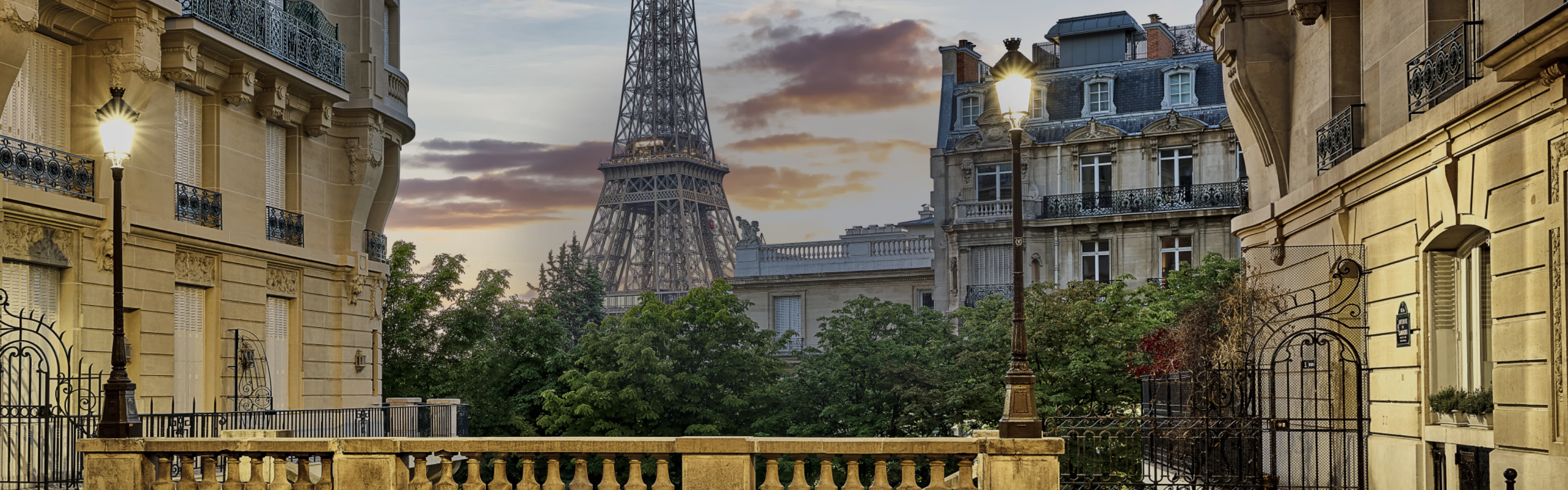 Eiffel Tower in the evening, Paris, France