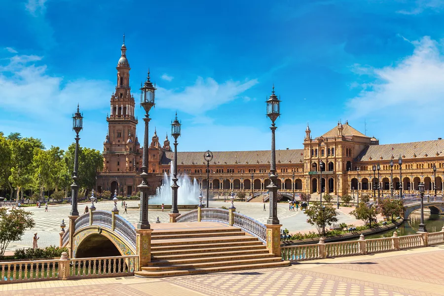 Spanish Square In Sevilla 1273608176