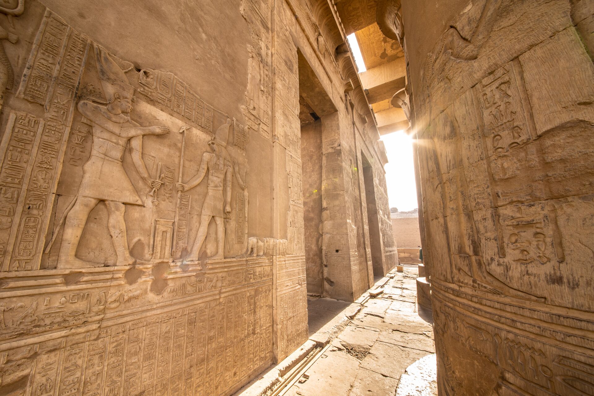 Entrance to the Temple of Kom Ombo in Luxor and Aswan
