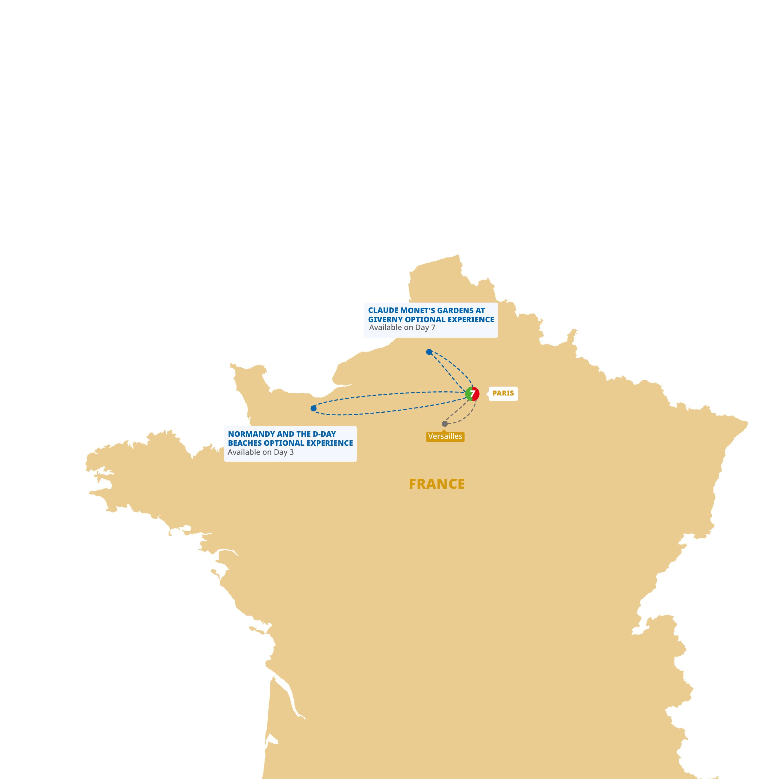 Paris Explorer Guided Tour Map