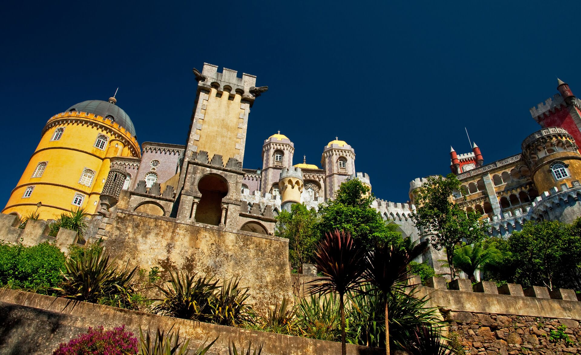 National Palace of Sintra just outside Lisbon, Portugal