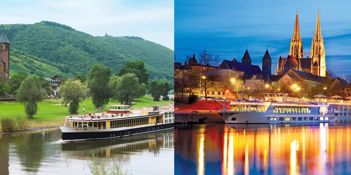 Split-screen image of Trafalgar Verity and Trafalgar Reverie