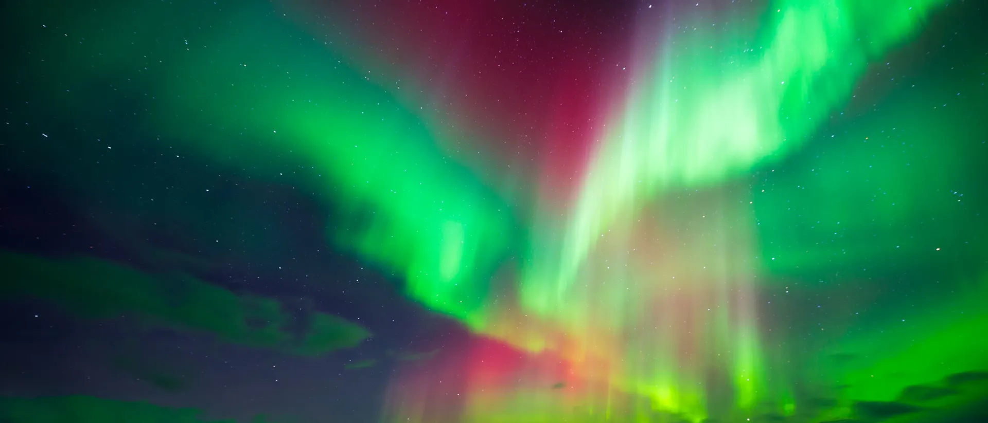 Aurora Borealis Or Northern Lights in Iceland