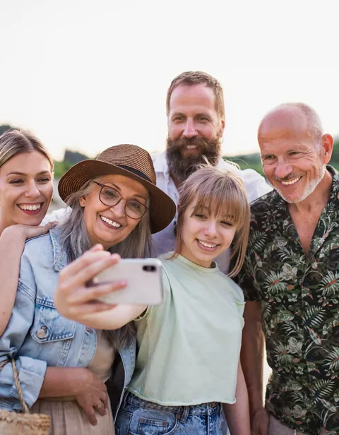Multigeneration Family On Hiking Trip On Summer Holiday