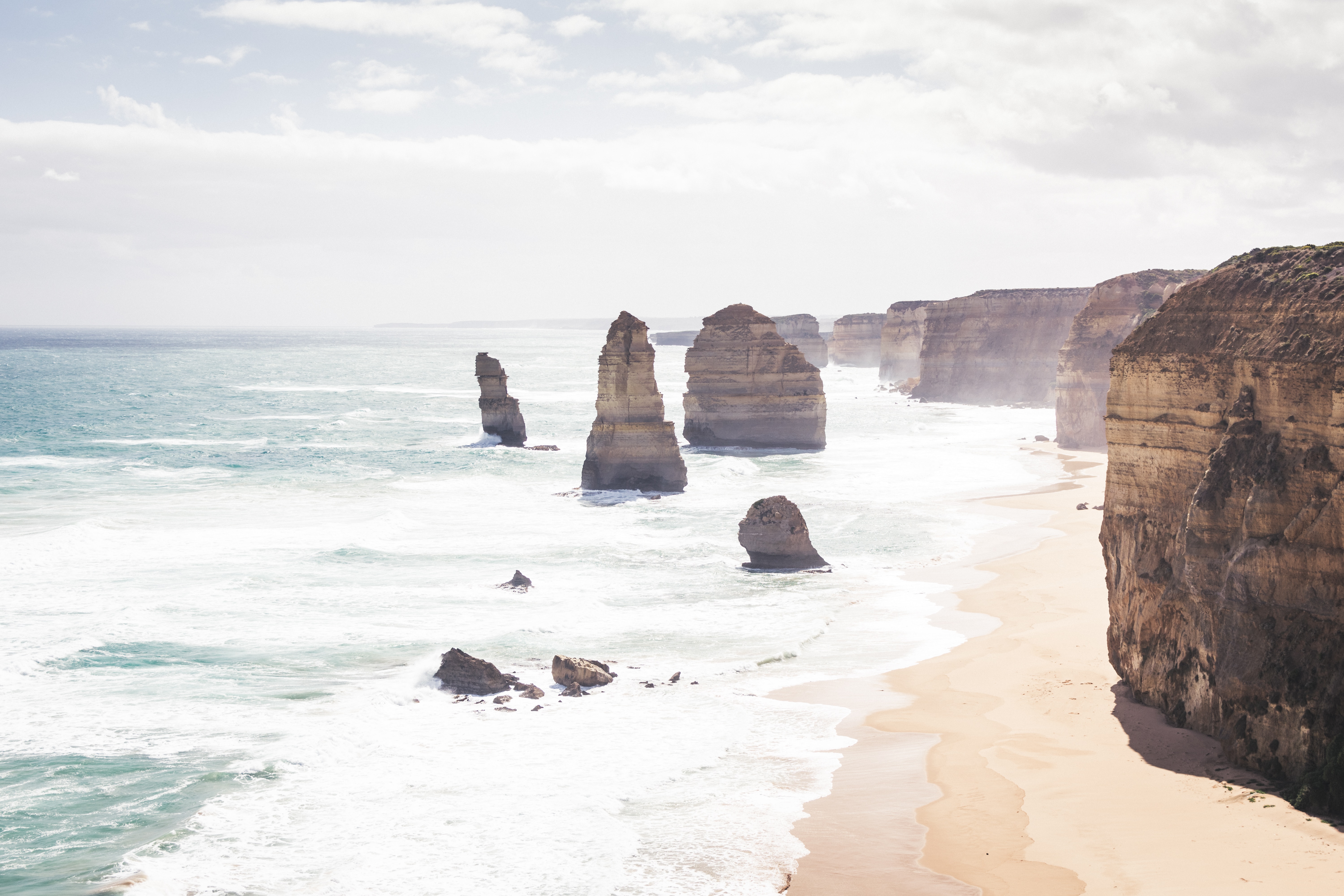 The Twelve Apostles stacks in Australia