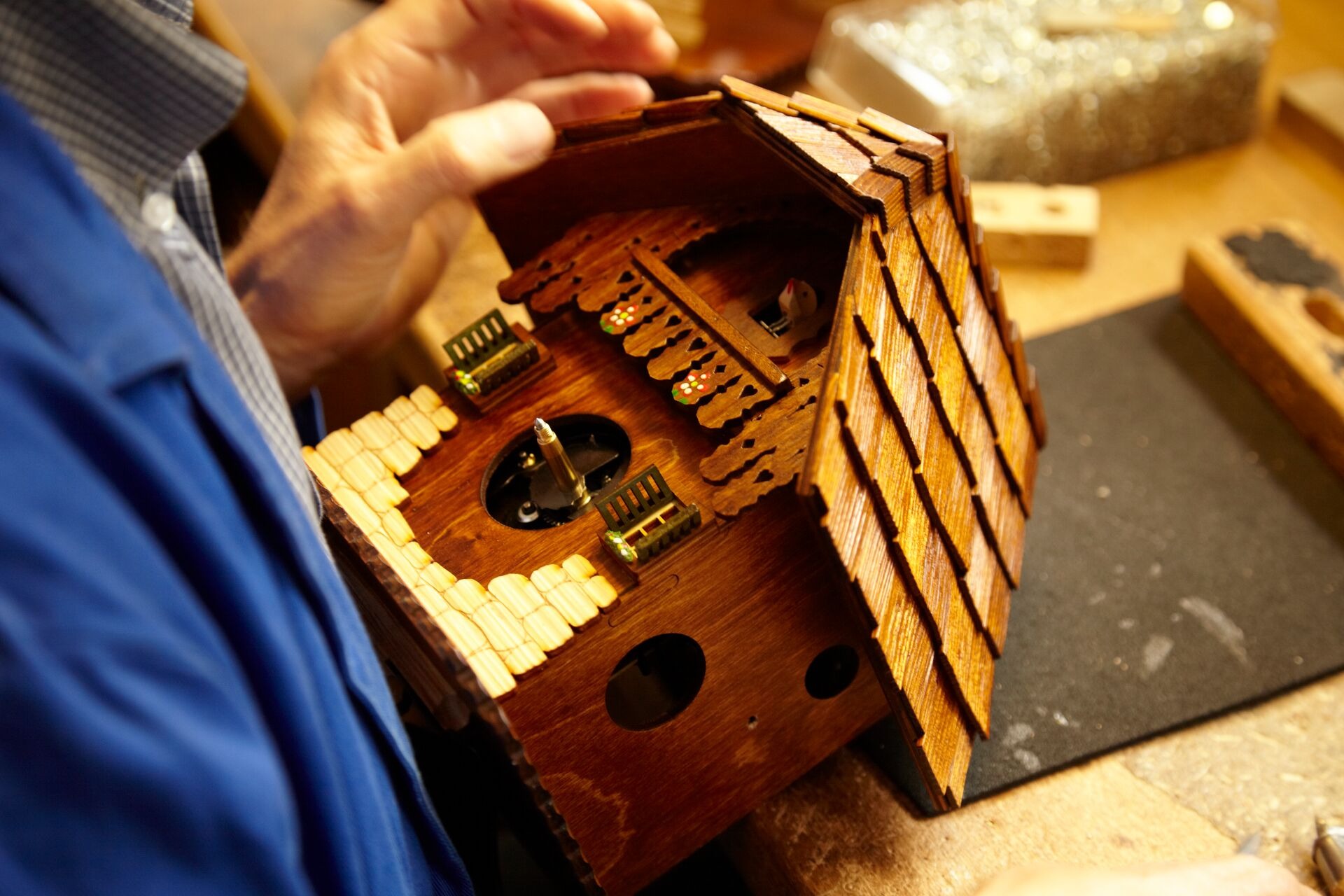 Production Of Original German Cuckoo Clock