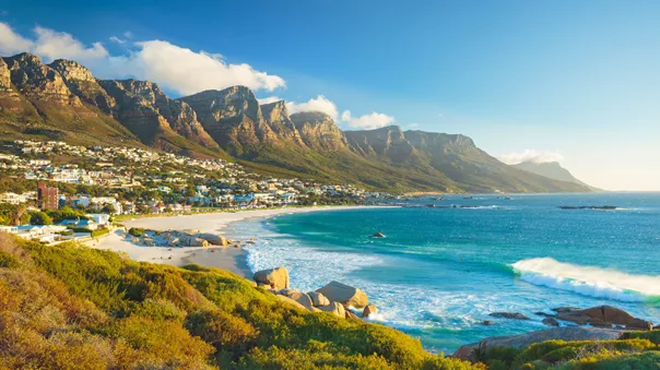 Twelve Apostles Mountain In Camps Bay, Cape Town, South Africa