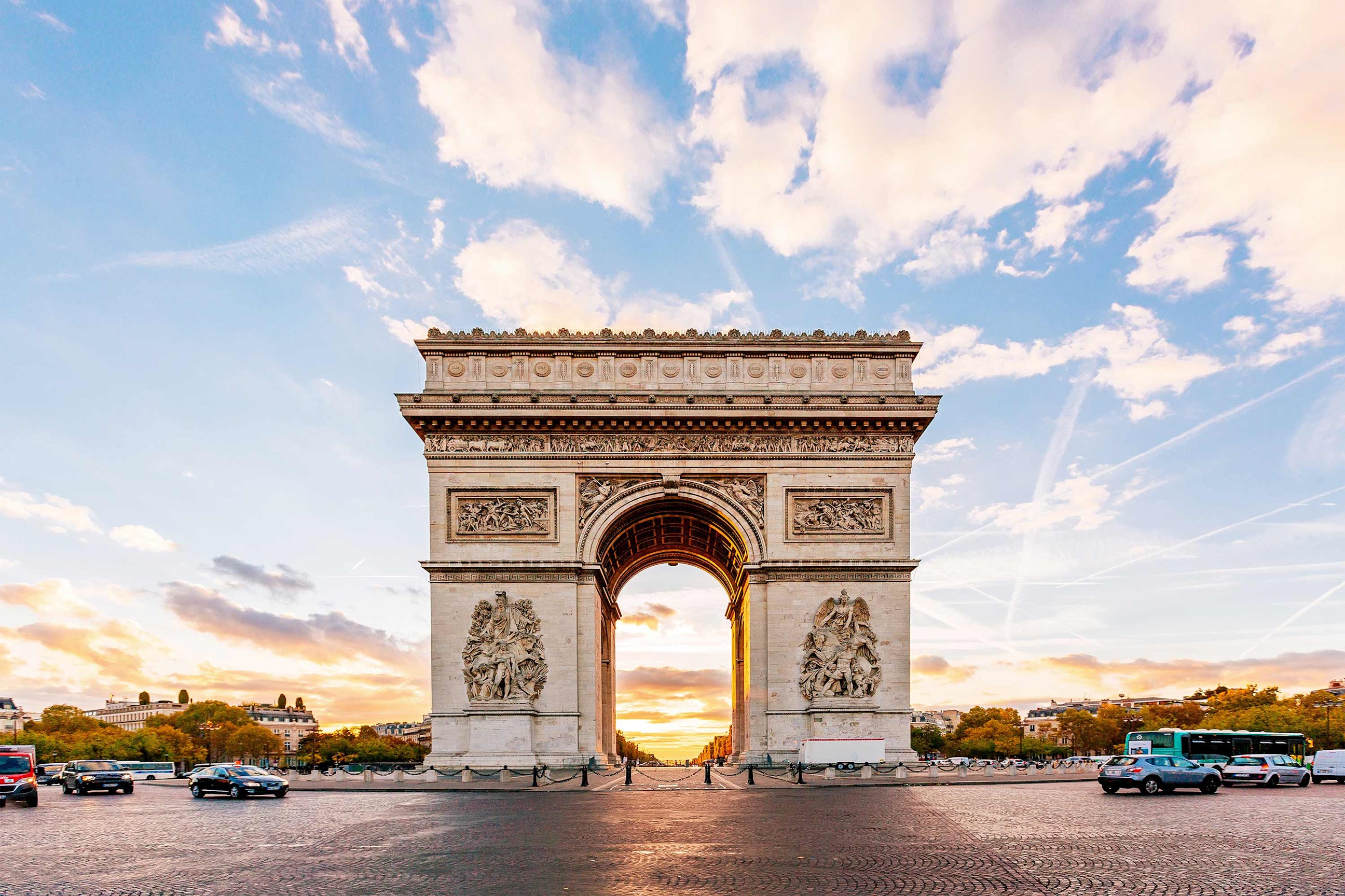 Arc De Triomphe in Paris, France