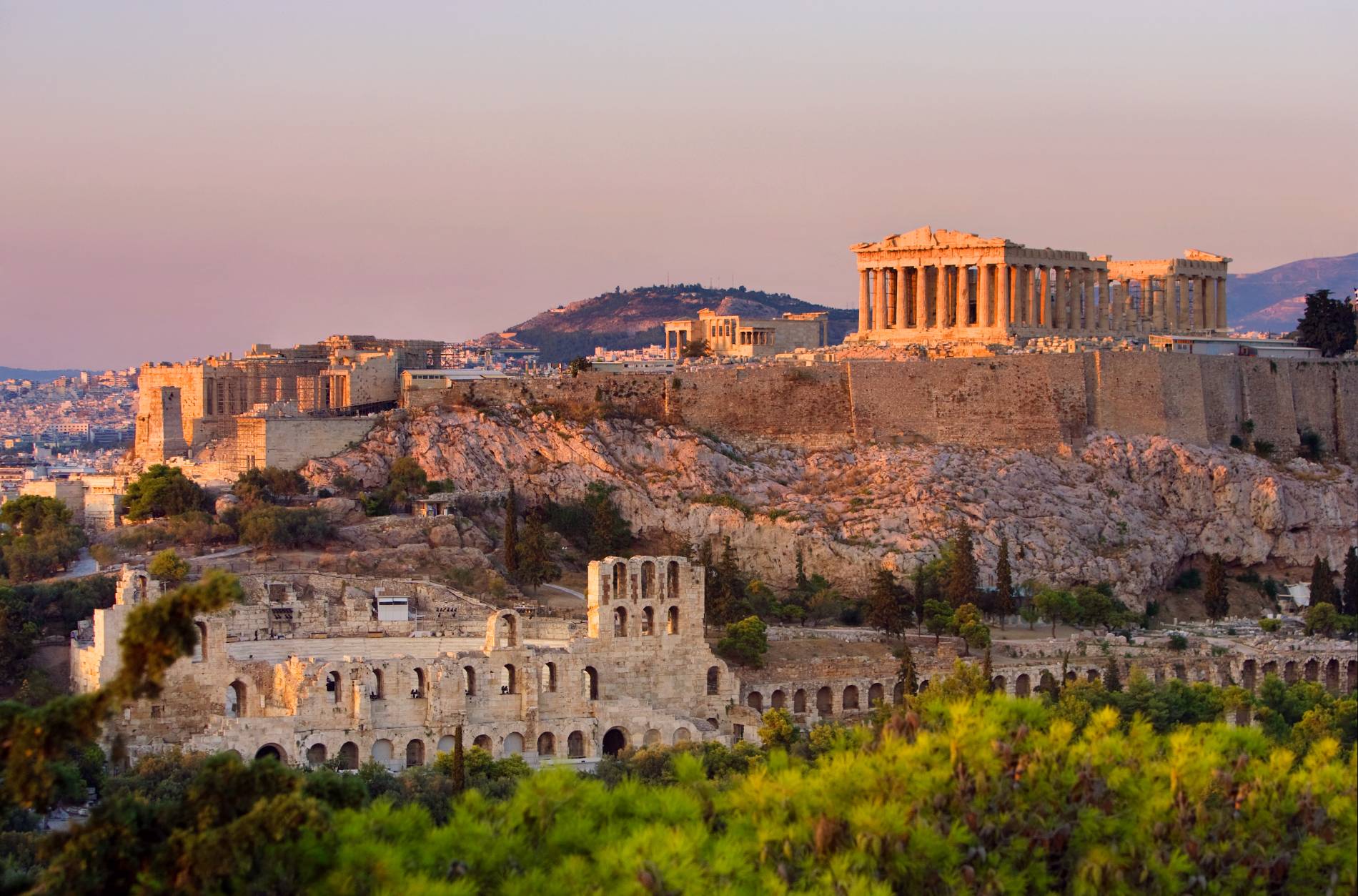 Acropolic landscape, Athens, Greece
