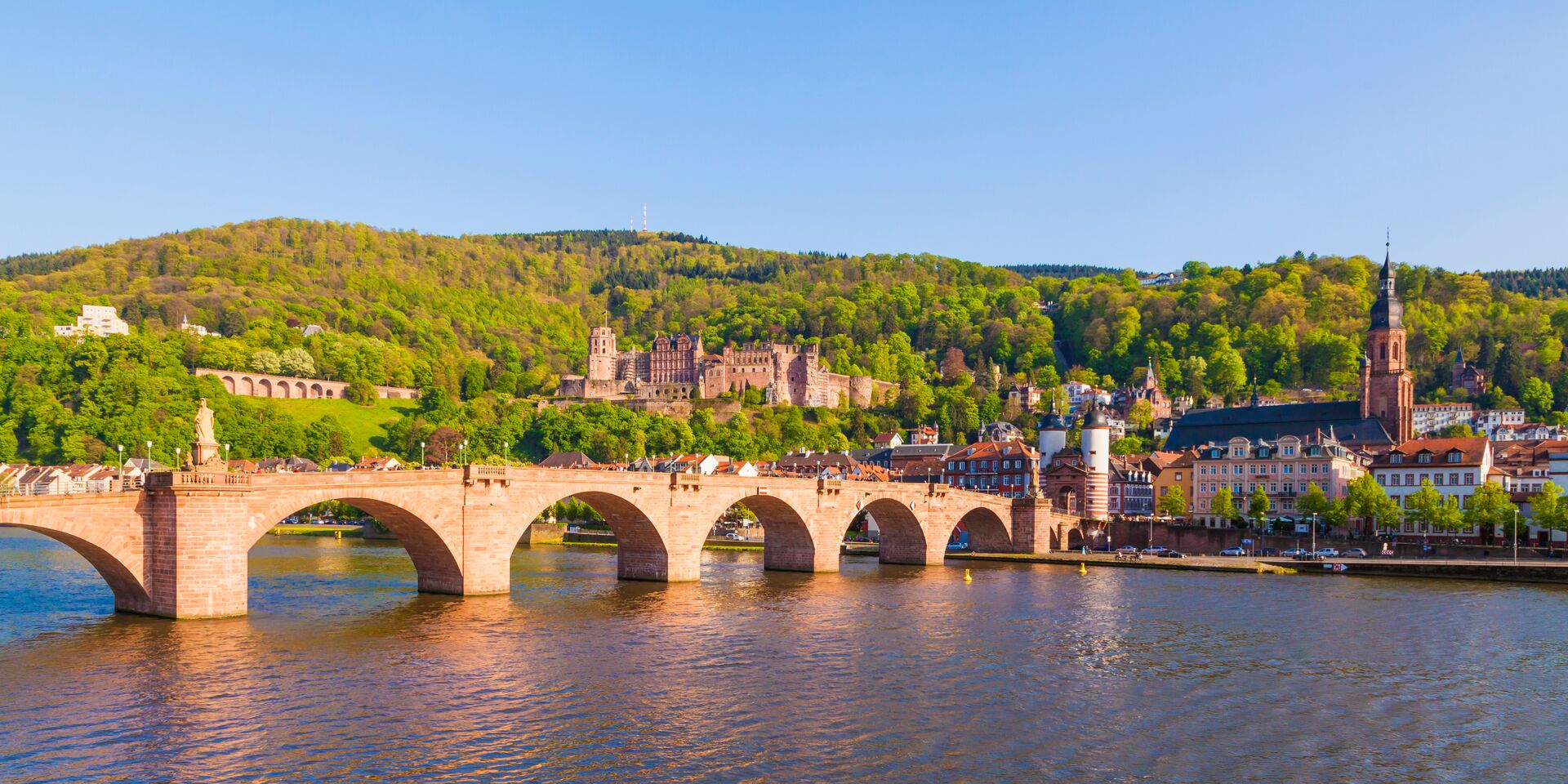 Old Bridge and Heidelberg Castle, Germany