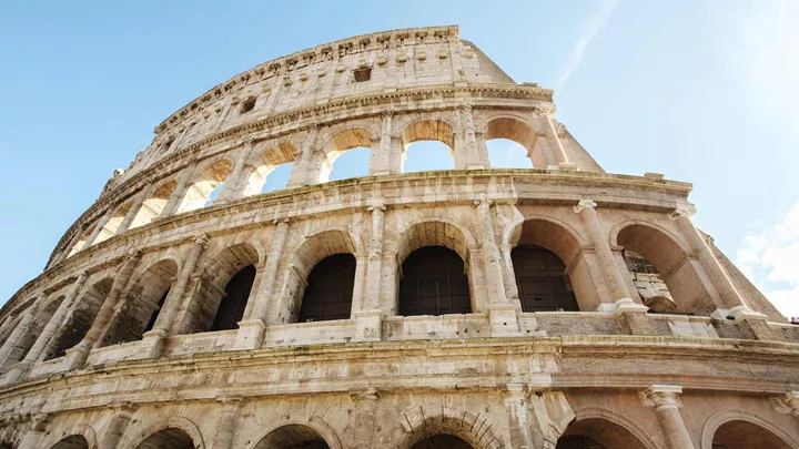 The Colosseum in Rome, Italy