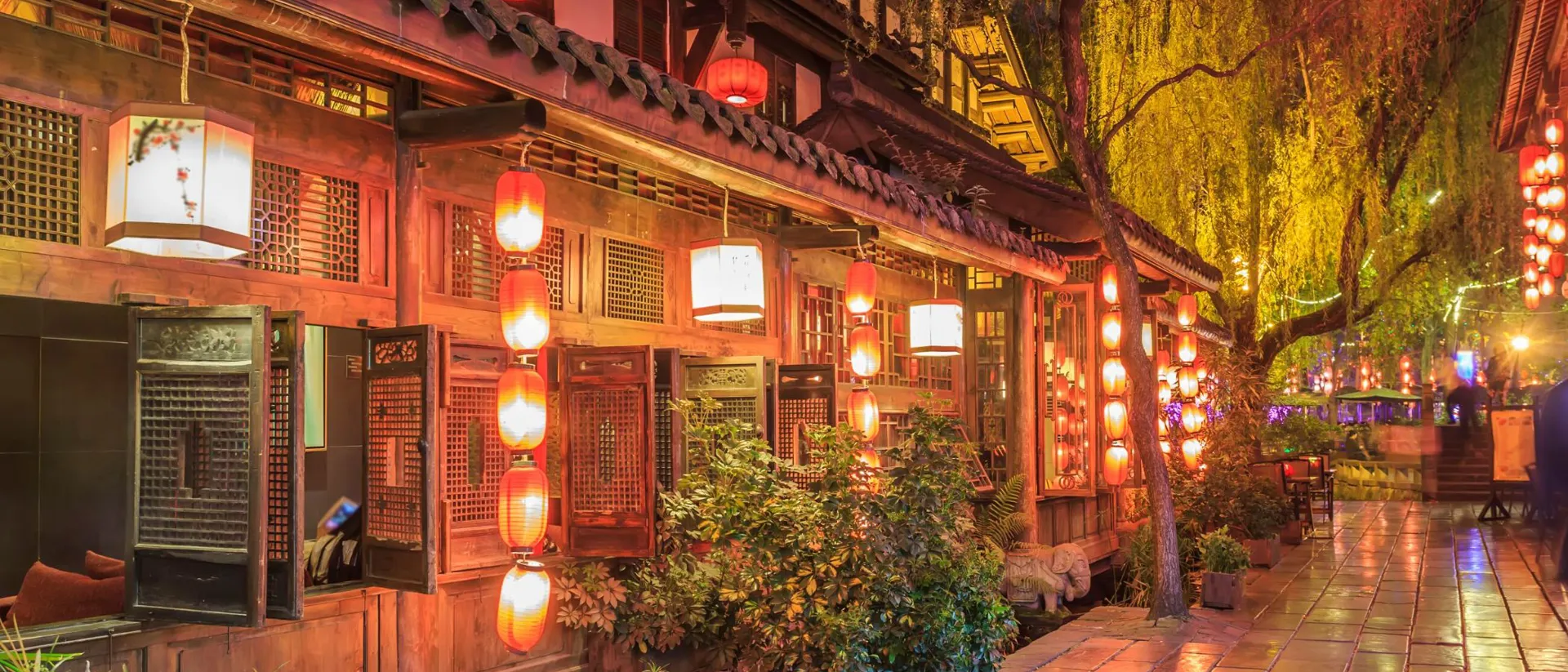Jinli Street In Chengdu, China