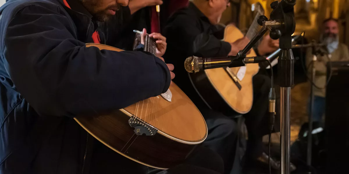 Musicians playing Fado music in Portugal