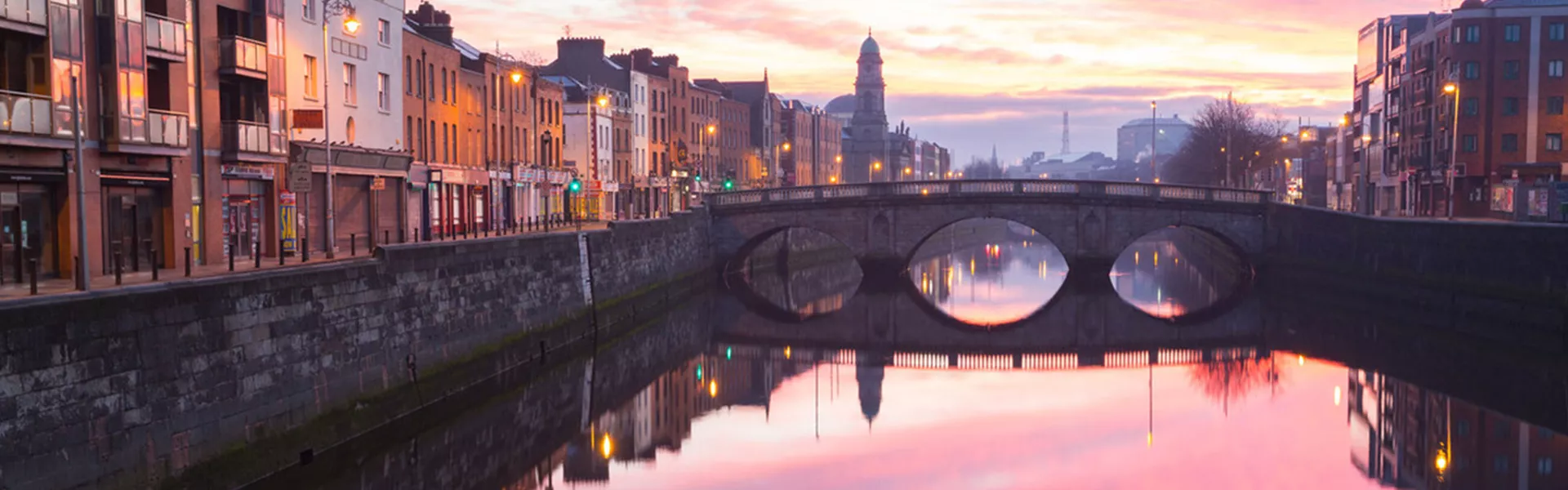 Dublin bridge in Ireland