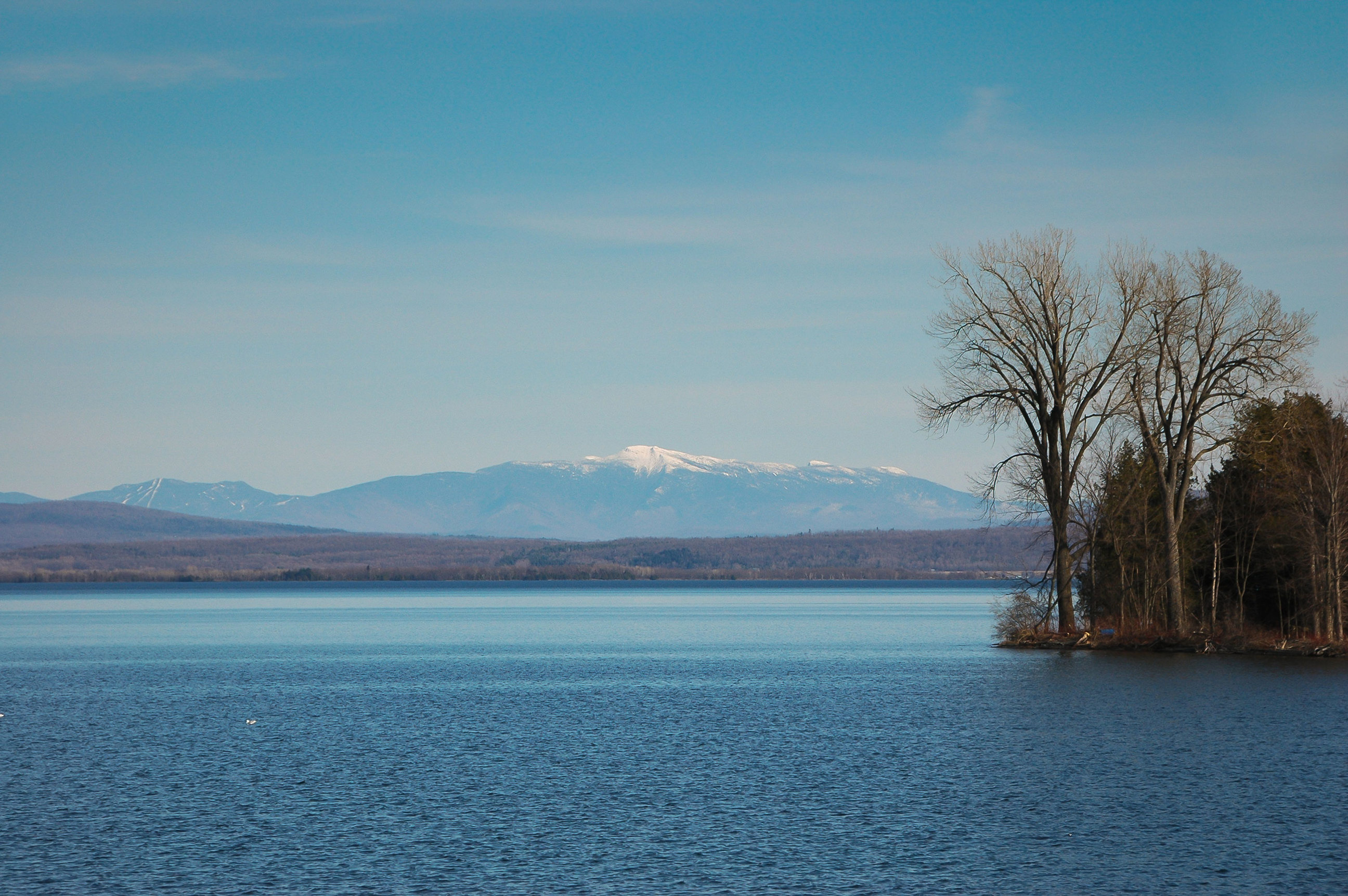 Lake Champlain in Vermont, USA