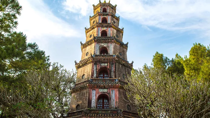 Thien Mu Pagoda in Hue, Vietnam