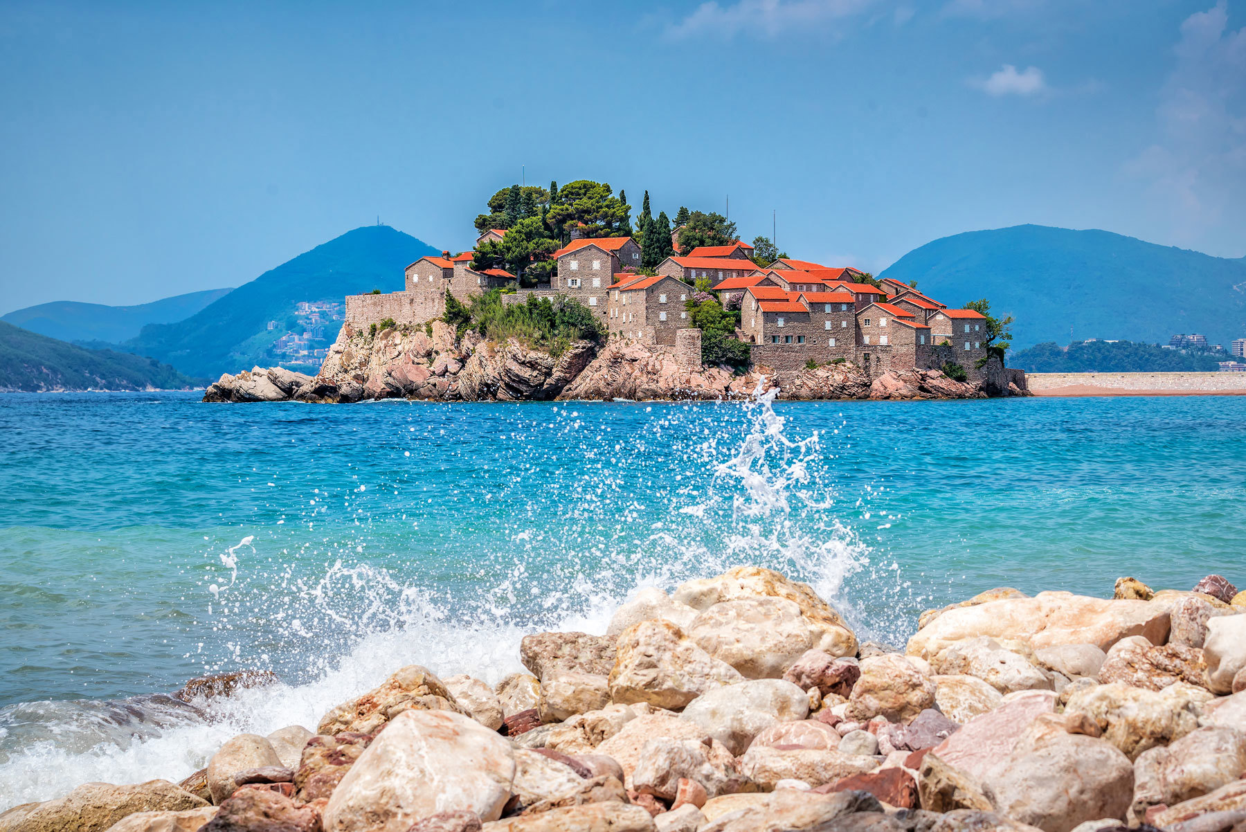 Sveti Stefan resort in Budva, Montenegro